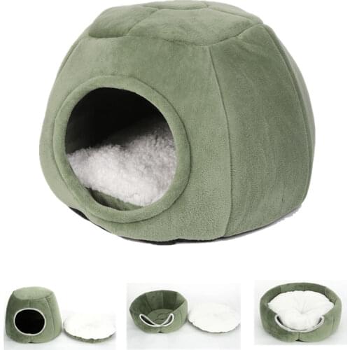 Guinea Pigs Sleeping Bed Hamster Hedgehog Winter Nest Small Pet Warm Cage Cave Bed House Small Cat Dog