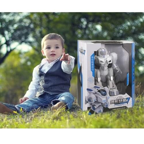 RC Smart Robot Interactive Remote Control Robots programing Mode Fingerprint Touch Song Mode Dance Mode One Key Deformation