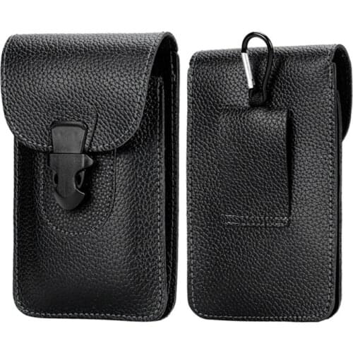 Universal Phone Pouch For iPhone 11 Pro Max 8 7 6 6S Plus XR XS Max For Samsung Huawei Case Leather Cover Belt Clip Holster Bags