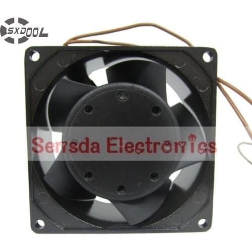 SXDOOL 3C-230HB 230VAC 80*80*38mm 15/12W 80mm case cooling fan