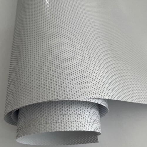 50x500cm One Way White Perforated Window Vinyl Privacy Wrap Film Roll Decal Sheet DIY Easy to Use Adhesive
