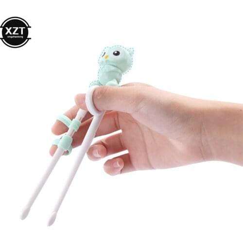 1Pair Cute Learning Training Chopsticks For Kids Cartoon Learning Chopsticks Reusable Training Chopsticks Children Tableware Set