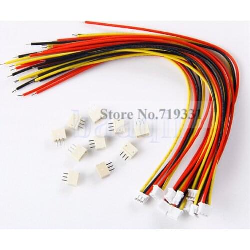 10 Sets X ZH 1.5mm 3-pin JST Male & Female Connector Plug With Wire Cables