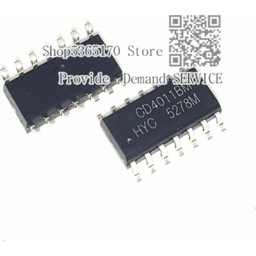 [10pcs]100%New Original CD4011 CD4011BM HEF4011BT