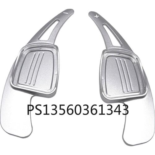 2PCS Steering Wheel Shifter Paddle Shift Extension for Audi S3 S4 TTS Silver