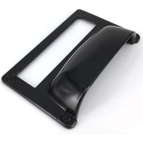 81*51mm Black Label box business card box handle zinc alloy handle drawer handle decorative frame retro
