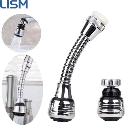 Stainless Steel Kitchen Faucet Aerator 360 Degree Rotatable Water Saving Tap Aerator Diffuser Faucet Nozzle Filter Connector