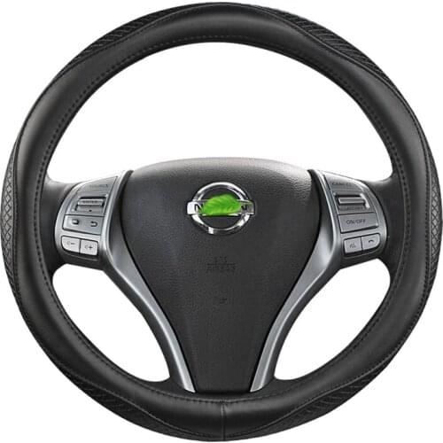 Car Steering-wheels Cover 37 38cm 15" for Nissan Juke Kicks Rogue Sport Qashqai X-Trail Murano Xterra Pathfinder Armada Quest