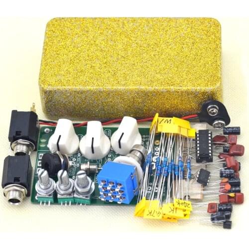 DIY Delay pedal footswitch Guitar Effect Pedals true bypass Electric guitar kit handmade