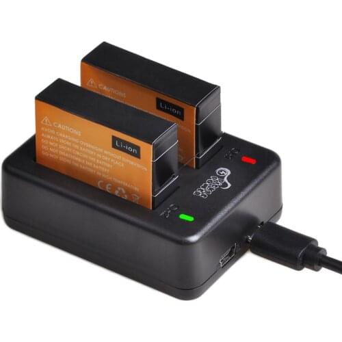 For Go pro Hero 4 hero4 Battery and Charger Set for GoPro HERO4 GoPro AHDBT-401 AHBBP-401 Action Camera Accessories