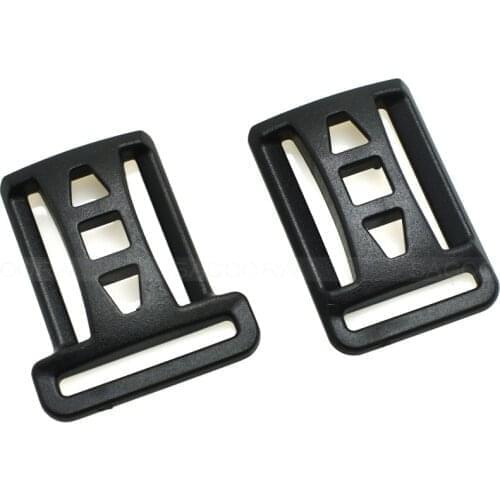 20*25mm 25*25mm Double Multi-function Tri-Glide Slider Adjust Buckle Hardware for Outdoor Backpack Bags Webbing