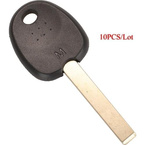 Kutery 10PCS/Lot Car Key Shell For Kia For Hyundai Accent I30 Sonata NF ElantraTransponder Key Shell Case Cover Without Chip