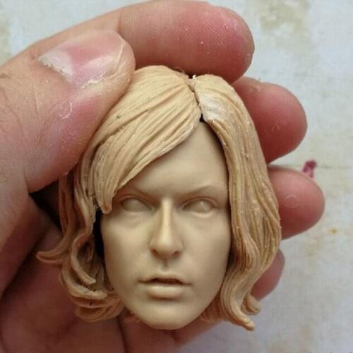 Blank Hot 1/6 Scale Alice Hair Detachable Head Sculpt Unpainted Fit 12" Figure