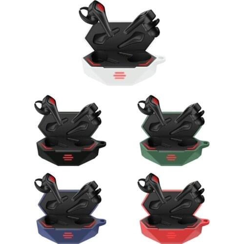 77HA Washable Silicone Protective Cover Shell Long Time Use Earphone Case for Nubia RedMagic TWS