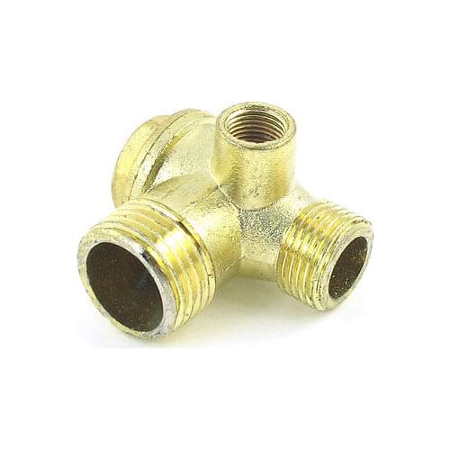 Male Female Thread 90 Degree Brass Air Compressor Check Valve