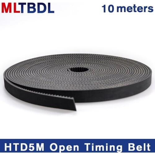 10meter HTD5M STS5M Open Synchronous belt Width 10/12/15/17/20/25/30mm Rubber fiberglass Neoprene for Elevator door machine belt