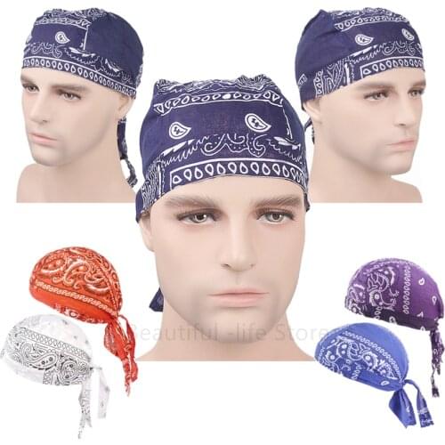 Outdoor Men Women Quick Dry Amoeba Viking Pirate Hat Sport Cycling Caps Running Riding Bandana Headscarf Ciclismo Hat Headband