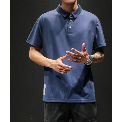 Excellent Quality Men Polo Shirts 2021 New The Cost-effective Male Polos Cheap Short Sleeve Summer Solid Clothing M-5XL S5508