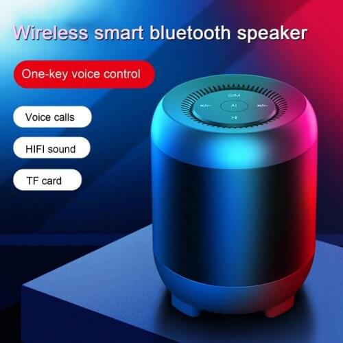 Q33 Mini Bluetooth Speaker Portable Outdoor Speaker Wireless Column Speaker Support TF Card Playback Subwoofer MP3 Music Player
