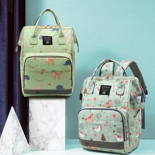 Mummy Nappy Backpack Kids Stroller Large Capacity Bag Mom Baby Waterproof Outdoor Travel Diaper Bag Maternity Baby Care Bag