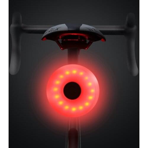 Bike Bicycle Tail Light USB Rechargeable LED Rear Taillight Safety Warning Back light Bike Portable Flash Light