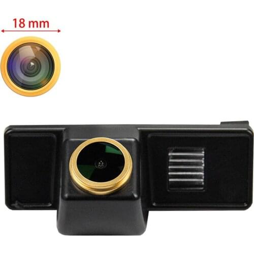 Misayaee Car Rear View Reverse Backup Golden Camera Plate Light for Mercedes Benz Vito Viano W639 Sprinter RV-MV Van VW Crafter