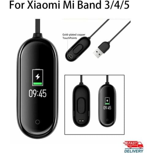 Charger Cable For Xiaomi Mi Band 3 4 5 Miband 5 Smart Wristband Bracelet Mi Band 2 Charging Cable Band4 USB Charger Adapter Wire