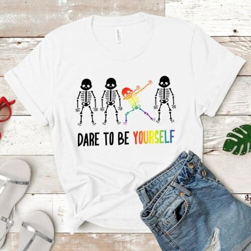 Casual Ladies Always Be Yourself Harajuku Top Women T-shirt Basic O-collar Short Sleeved Women T-shirt Girl,Drop Ship