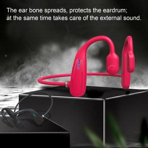 1 Set Earphone Bone Conduction Noise Reduction ABS Sports Runing Earphone for Computer