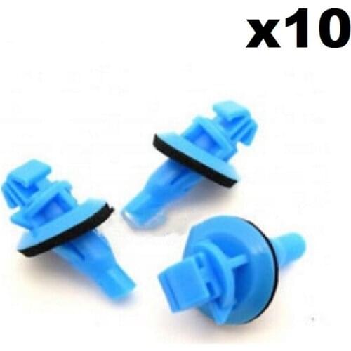 10x For Toyota Engine Cover Clips- Plastic Trim Fasteners for Motor Shields & Panels