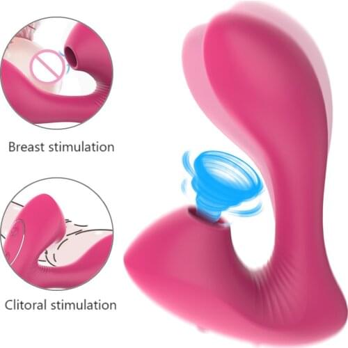 10 Speeds Vagina Sucking Vibrator Vibrating Sucker Oral Sex Suction Clitoris Stimulator Erotic Massager Sex Toy for Women TD0321