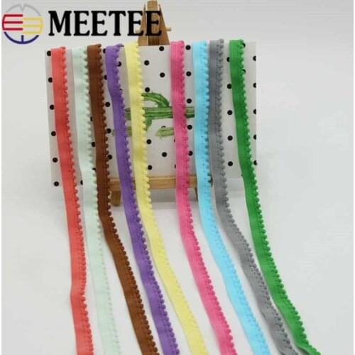 20Meters 10mm Mini Pompom Ball Elastic Band Rope Nylon Elastic Lace Trims For Sewing DIY Clothing Home Textile Accessories