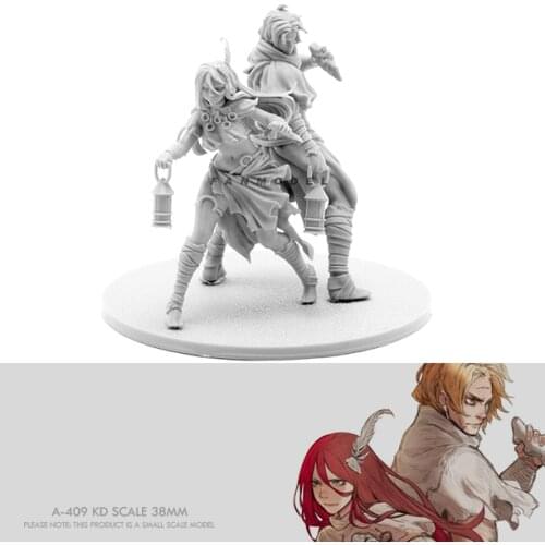 38mm Resin model kits figure beauty colorless and self-assembled A-409
