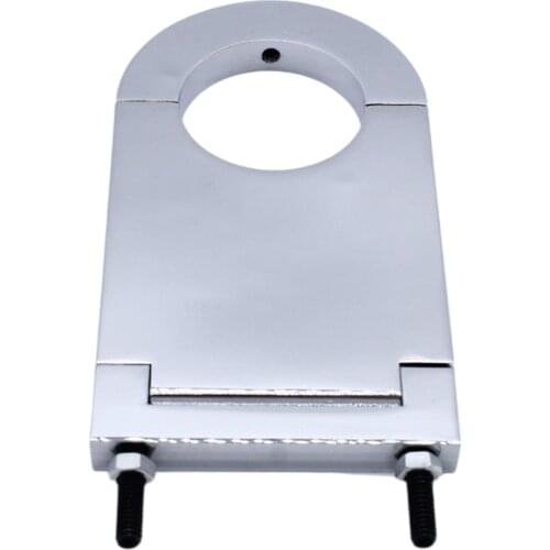 4 1/2" Chrome Aluminum Steering Column Drop Bracket fits 2”Columns for SBC BBC 350