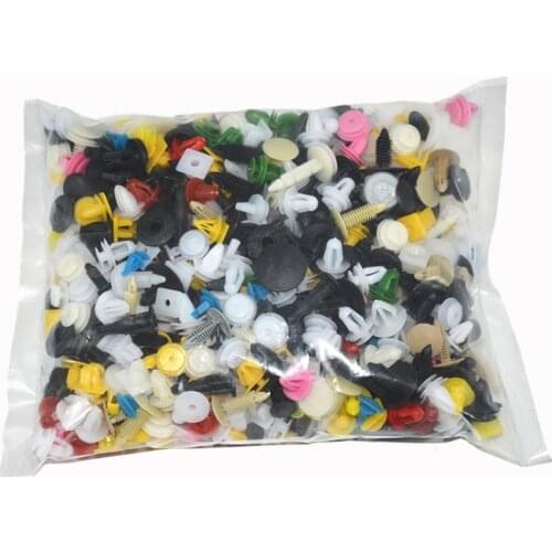 500pcs Mixed variety Universal Auto Clip Vehicle Door Fastener Buckle Car Interior Trim Card Panel Fixed Clamp Plastic
