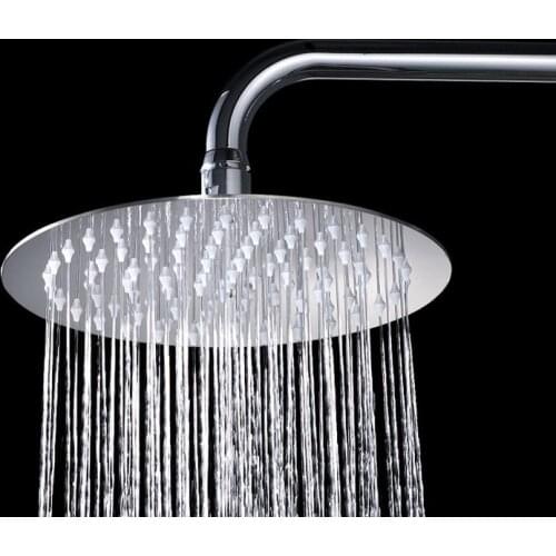 8 Inch Modern Design Round Bathroom Stainless Steel Ultrathin Rain Shower Head Mixer / Tap / Ducha Shower (UP-P22-8)
