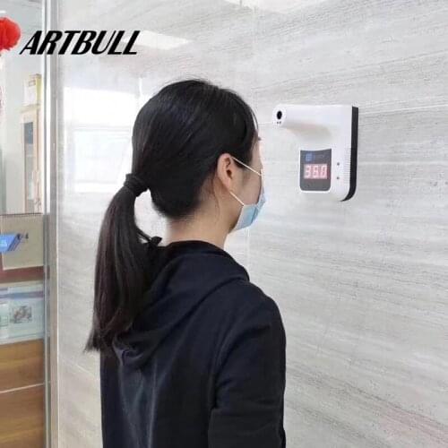 Non Contact Infrared Forehead Thermometer Wall Mount Smart Sensor Portable Automatic Body Temperature Detector