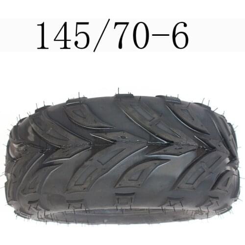 6 Inch ATV Tubeless Tires 145/70-6 Fit for Four Wheel Vehcile 50cc 70cc 110cc Small ATV Front or Rear Wheels
