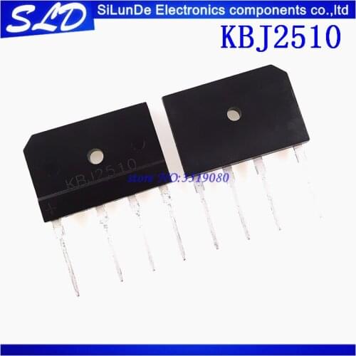 Free Shipping 100pcs/lot KBJ2510 KBJ 2510 25A1000V DIP-4 new and original in stock