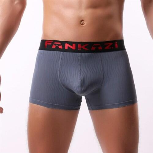 Boxer Mens Underwear Men Underpants Male Pure Panties Shorts Underwear Boxer Shorts Solid Cuecas Boxers Trunks