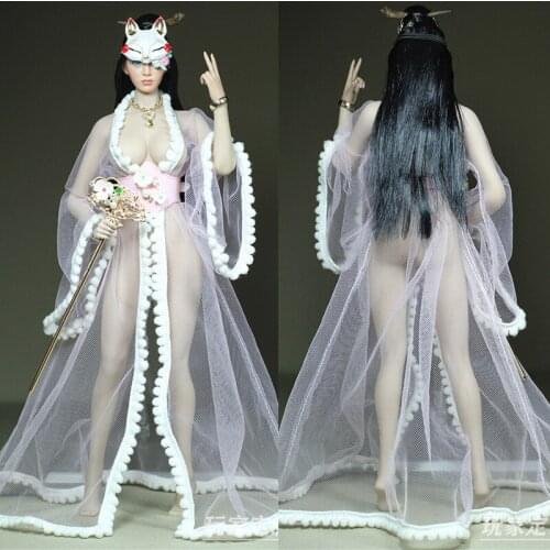 1/6 Womens clothing accessories Sakura falling snow Japanese style kimono 12 inches womens dolls available