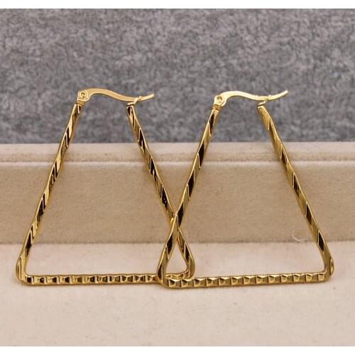 Trendy Earrings for Womens Earring Gold Plated Round Gold Earring Geometric Hoop Earrings Wedding Jewelry Gift Accessories
