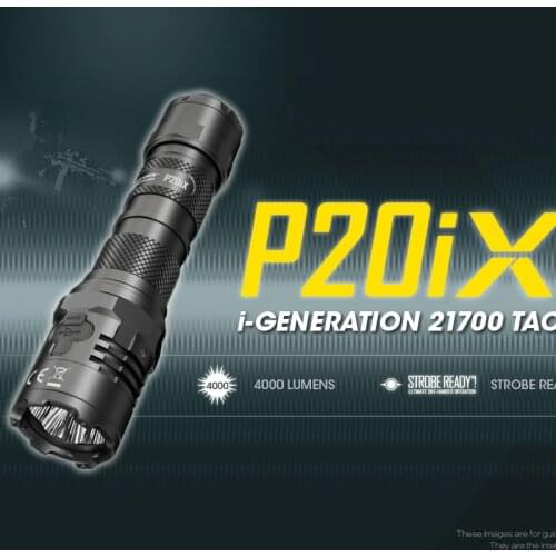 Nitecore P20ix 4000 Lumen Rechargeable Strong Light Suppression Tactical Flashlight With Nl2150hpi Battery Nitecore P20ix 4000