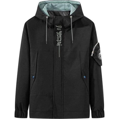 2021 New Mens Parka Fashion Students Jacket Casual Hooded Spring Autumn Bomber All-match High Quality Korean Version Coat