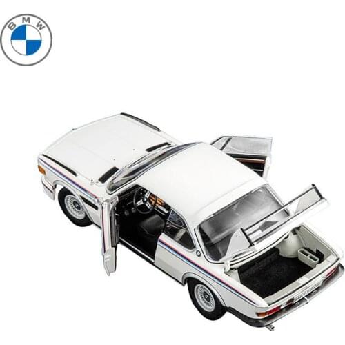 New Original 1:18 Bmw3.0 1971 Csl25 Diecast Minichamp Alloy Vintage Model for Gift, Collection
