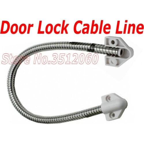 Plastic case head+Stainless Steel hose line cable for Door Locker, Access Control Lock Home Lock Guard Security Protection line