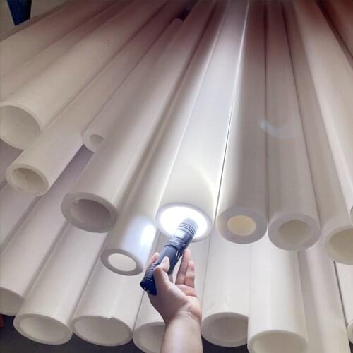 PTFE Tubes Insulation Anti Corrosive Pipe ID 5 - 375mm 25cm x 4 pieces / 100cm White