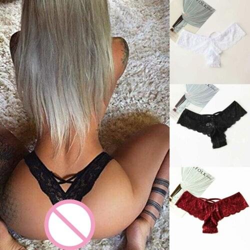 Sexy Lace Thongs Underwear Women Seamless Lingerie Lace Panties Bikini Knickers G-string Underpant Briefs For Female Thong S-3XL