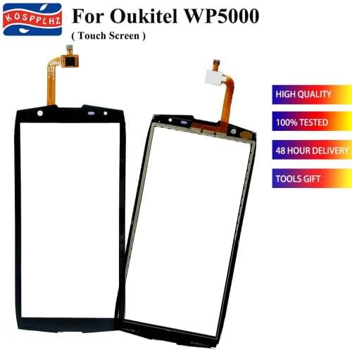 For oukitel wp5000 Touch Screen Digitizer Sensor Front Outer Glass Lens For 5.7" Oukitel WP5000 Mobile Touch Screen Glass