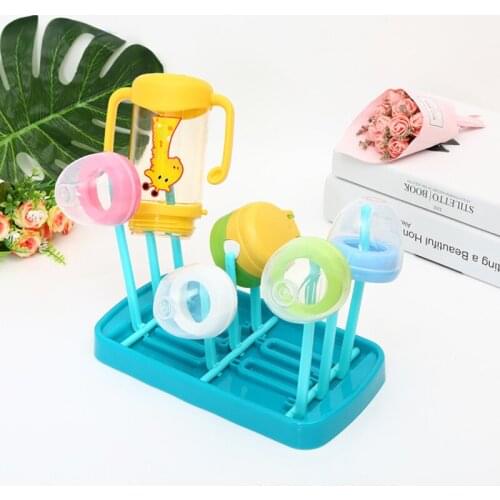 Foldable Bottle Dry Rack Creative Baby Bottle Drain Drying Racks Cup Cleaning Dryer Drainer Multifunction Storage Drying Rack